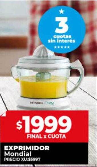 Supermayorista Vital Exprimidor mondial oferta