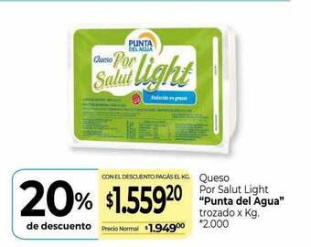 La Anonima Queso por salut light oferta