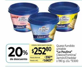 La Anonima Queso fundido untable oferta