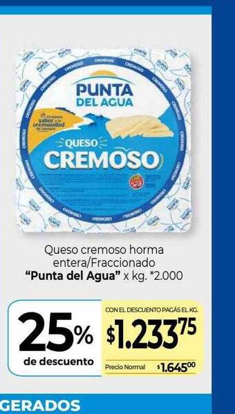 La Anonima Queso cremoso horma entera-fraccionado oferta