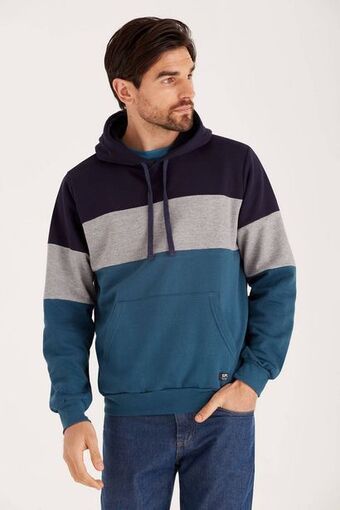 Macowens Buzo combinado azul marino oferta