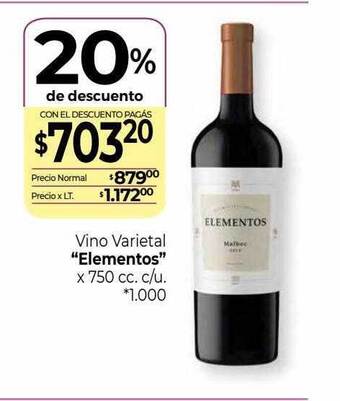 La Anonima Vino varietal oferta