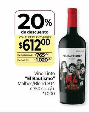 La Anonima Vino tinto oferta