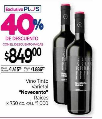 La Anonima Vino tinto varietal oferta