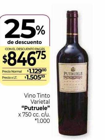 La Anonima Vino tinto varietal oferta