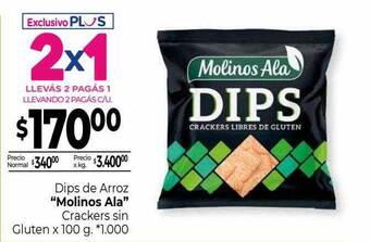 La Anonima Dips de arroz oferta