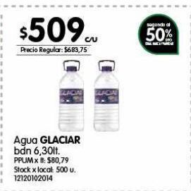 Jumbo Agua glaciar oferta