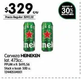 Cerveza heineken