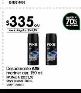 Desodorante axe