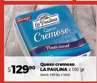 Disco Queso cremoso la paulina oferta