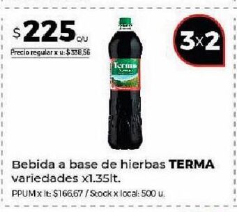 Disco Bebida a base de hierbas terma oferta