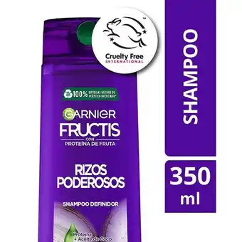 Coto Shampoo rizos poderosos garnier fructis 350 ml oferta