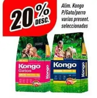 Supermercados Comodin Alimento Kongo p/Gato / Perro varias presentaciones seleccionadas oferta