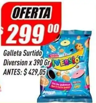 Supermercados Comodin Galleta Surtido Diversion x 390g oferta