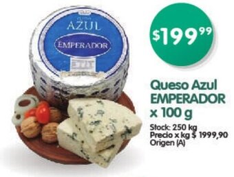 Supermercados Buenos Días Queso Azul EMPERADOR x 100g oferta