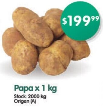 Supermercados Buenos Días Papa x 1kg oferta