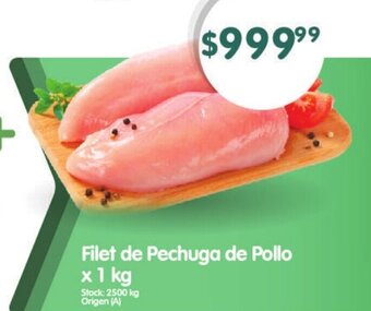 Supermercados Buenos Días Filet de Pechuga de Pollo x 1kg oferta