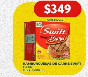Super MAMI Hamburguesas de carne swift oferta