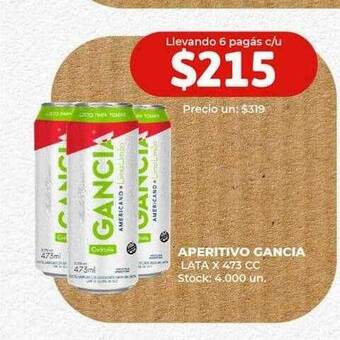 Super MAMI Aperitivo gancia oferta