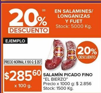 Carrefour Maxi Salamín picado fino x 100g oferta