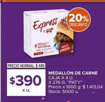 Carrefour Maxi Medallón de carne oferta