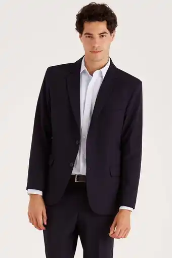 Macowens Traje liso azul marino oferta