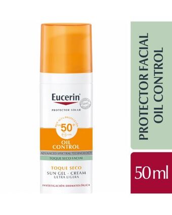 Punto de Salud Eucerin - sun gelcrema facial toque seco spf50+ oferta