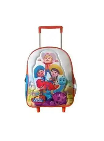 El Mundo del Juguete Mochila escolar carro 12" dino ranch jon & flitz oferta