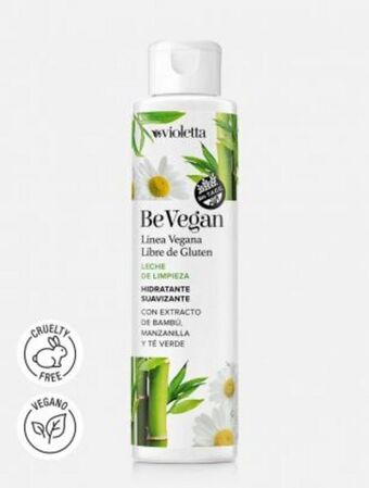 Leche de limpieza hidratante be vegan