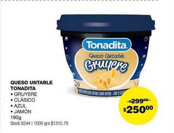 Atomo Conviene Queso untable tonadita oferta