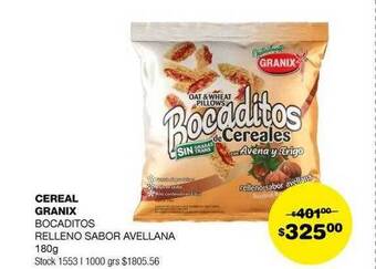 Atomo Conviene Cereal granix oferta