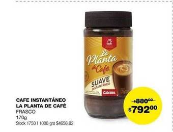Atomo Conviene Cafe instantáneo la planta de café oferta
