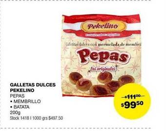 Atomo Conviene Galletas dulces pekelino pepas oferta