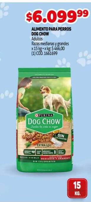 Makro Alimento para perros dog chow oferta