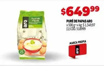 Makro Puré de papas aro oferta