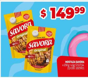 Makro Mostaza savora oferta
