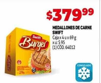 Makro Medallones de carne swift oferta