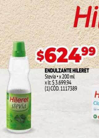 Makro Endulzante hileret oferta