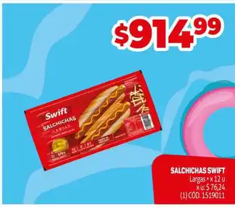Makro Salchichas swift oferta