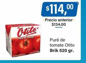 Supermercados Damesco Puré de tomate otito oferta