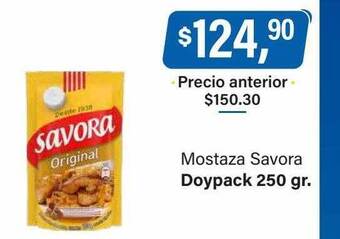 Supermercados Damesco Mostaza savora oferta