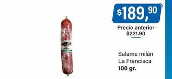 Salame milán la francisca