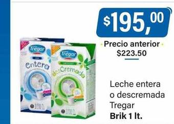 Supermercados Damesco Leche entera o descremada tregar oferta