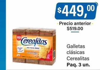 Supermercados Damesco Galletas clásicas cerealitas oferta