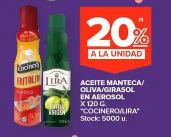 Carrefour Aceite manteca o oliva, girasol en aerosol oferta