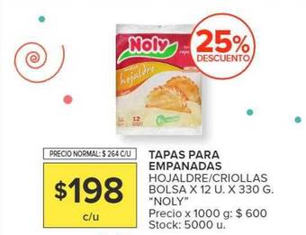 Carrefour Tapas para empanadas oferta