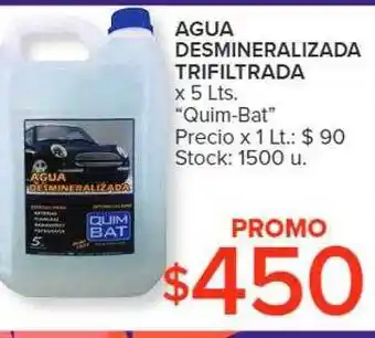 Carrefour Agua desmineralizada trifiltrada oferta