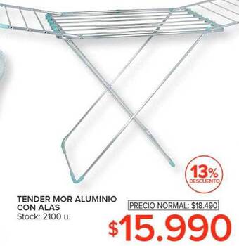 Carrefour Tender mor aluminio con alas oferta