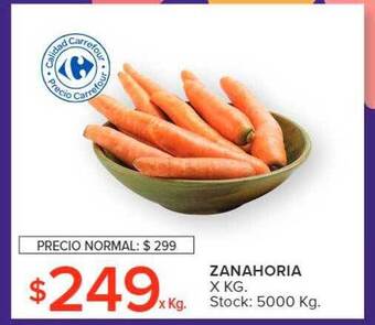 Carrefour Zanahoria oferta