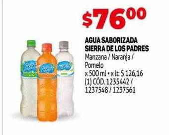 Makro Agua saborizada sierra de los padres oferta